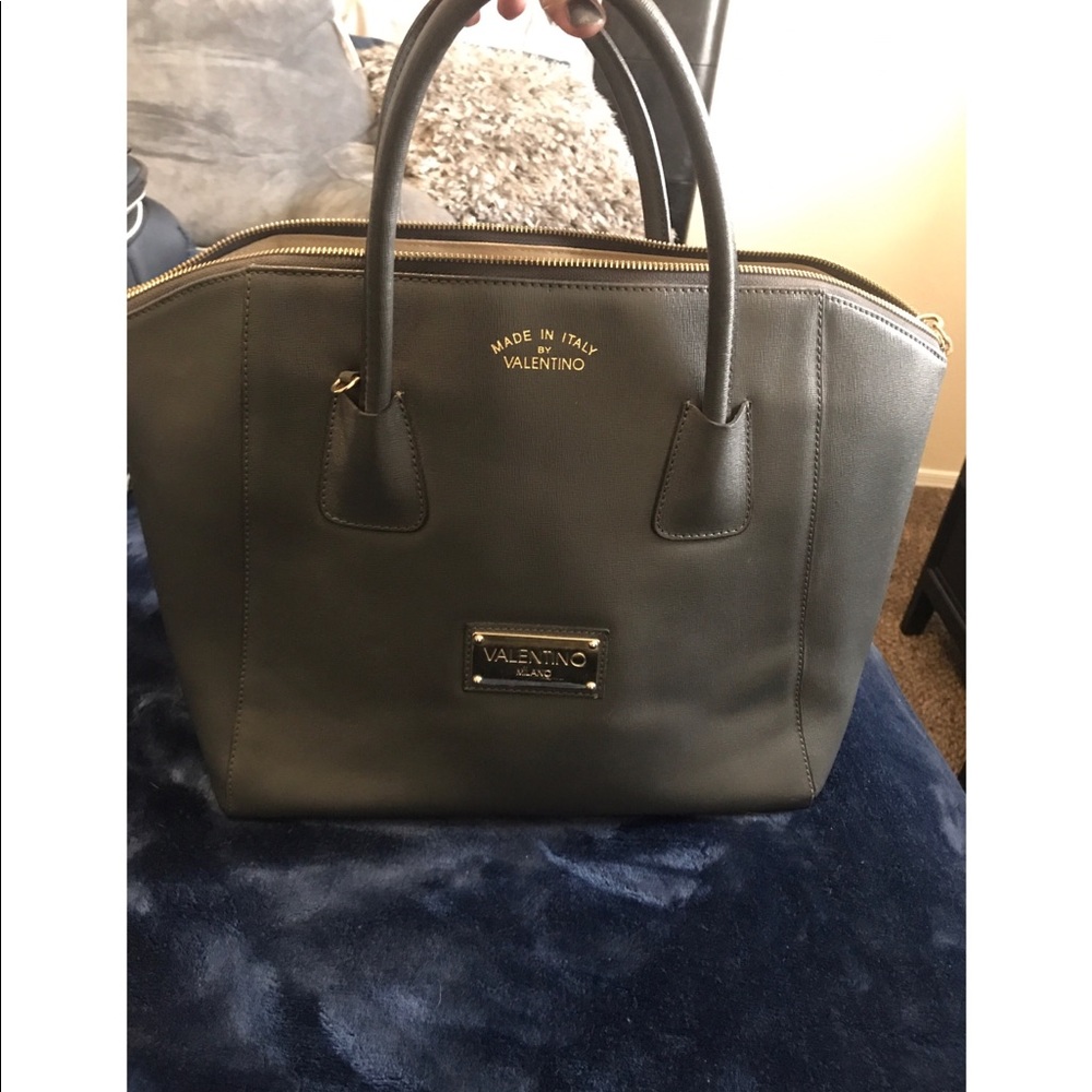 Valentino by Mario Valentino Gigi leather zip tote